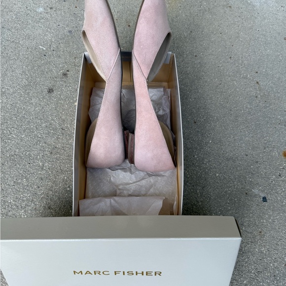 Marc Fisher Pink Ballet Flats with Pointed Toe original box size 8 “MFANNY” - Picture 5 of 12